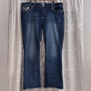 Vigoss Dark Blue Boot Cut Women's Jeans